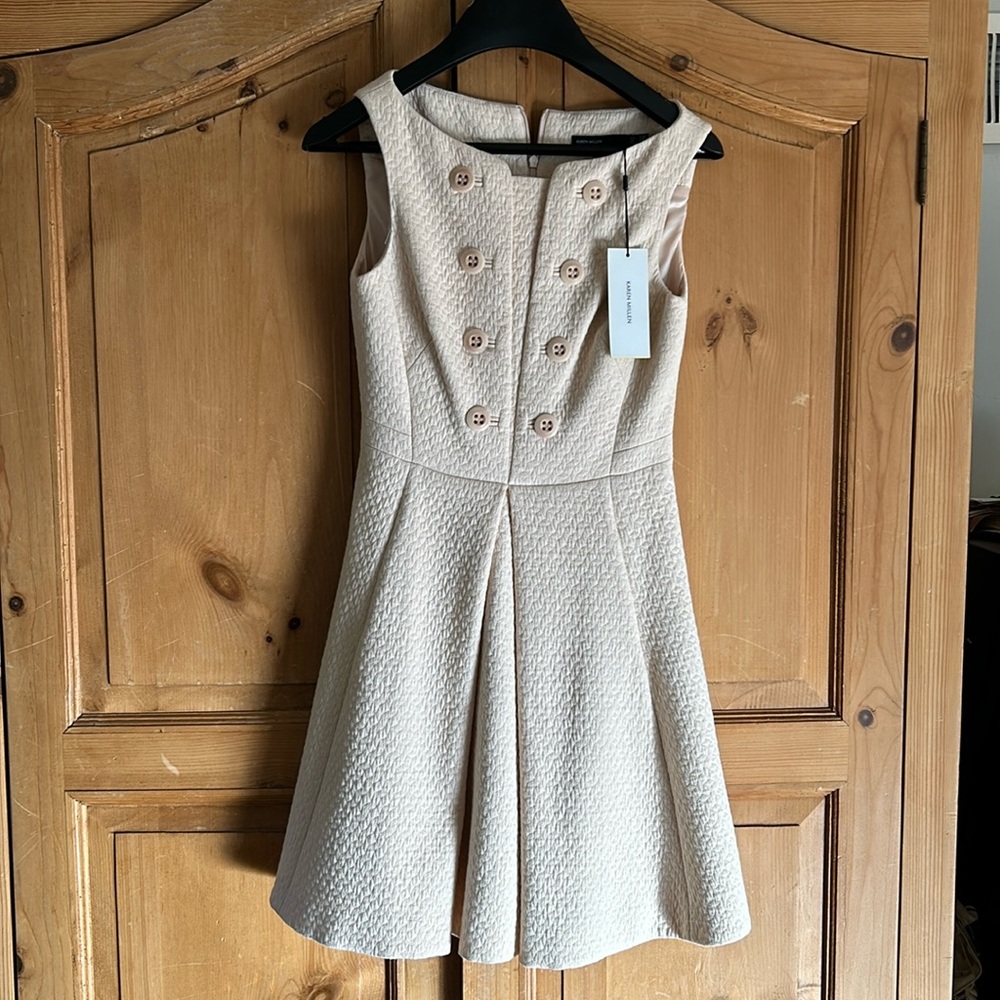 Adorable and charming cream Karen Millen dress.